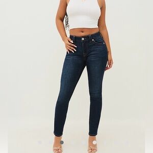 True Religion Mid Rise Super Skinny Jeans Size 29